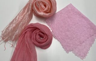 3月18日（土）・21日（火・祝）草木染めワークショップ～ベニバナで桜色のショールを染めよう～
