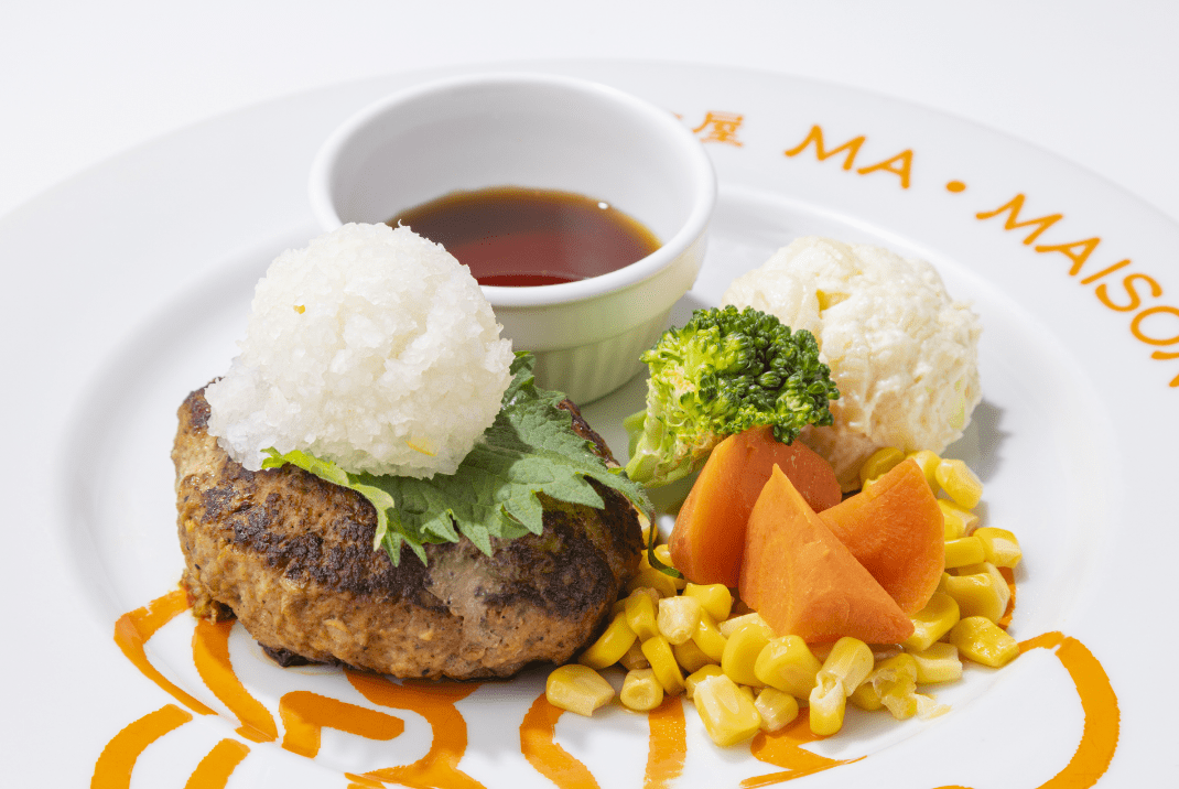 夏のとっておき和風ハンバーグ