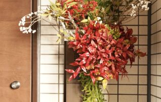 12月25日（木）新年を迎える和のスワッグ