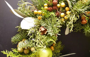 12月4日（木） 森の香りのクリスマスリース