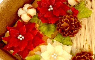 12月10日（水） Xmasフラワーケーキ～モンブラン～