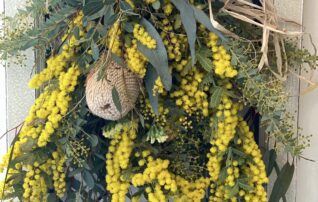 2月26日（木） ミモザを使った春色スワッグ