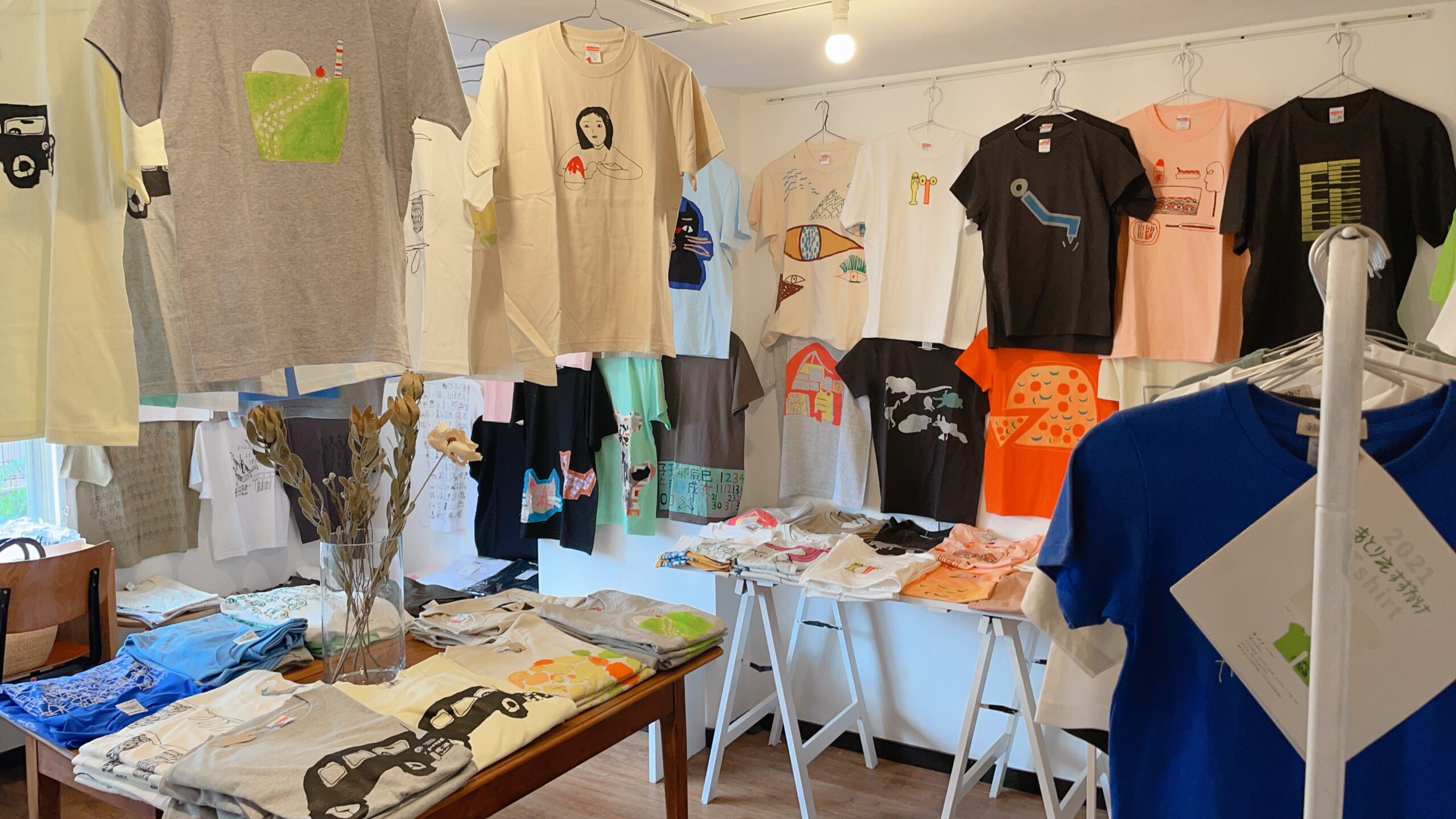 「アートなティーシャツてん！」flat art & craft gallery Mi